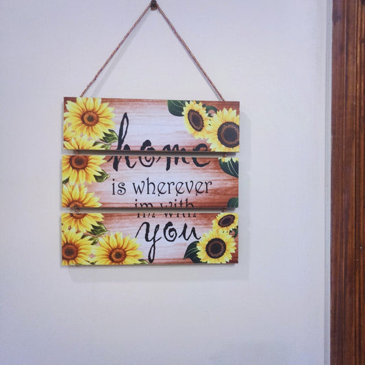 Home is where I am with you - Home quotation hanging Myle Cart