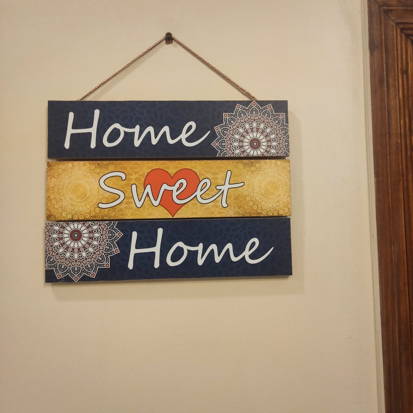 Home sweet home wall decoration hanging hanging for the entrance of home Myle Cart