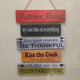 Kitchen Rule in 5 step dark color combination - wall decoration quotes Myle Cart