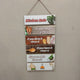 Kitchen Rule in 6 step hanging- wall decoration quotes Myle Cart
