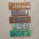 Kitchen Rules In dark Theme - wall decoration quotes Myle Cart