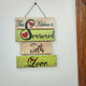 Kitchen is seasoned with love - Wall kitchen hanging Myle Cart