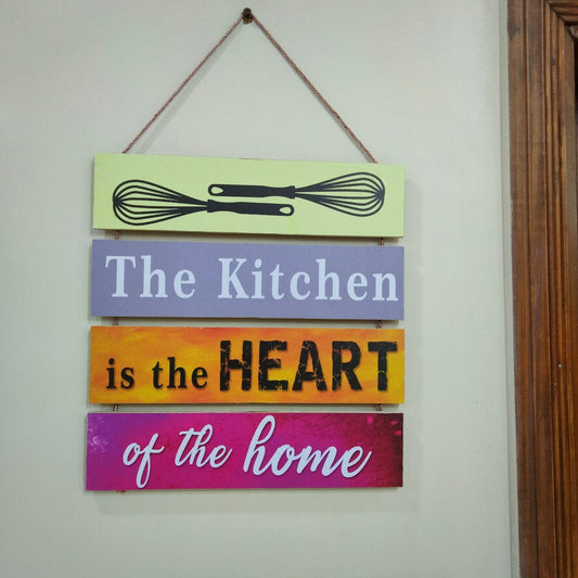 Kitchen is the heart of home wall hanging Myle Cart
