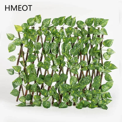 Leaf wooden fence terrace fence leaf fence Myle Cart