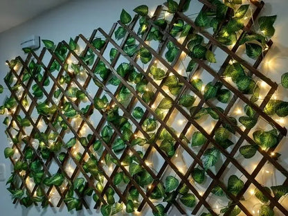 Leaf wooden fence terrace fence leaf fence Myle Cart