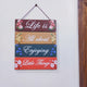 Life is all about enjoying little thing - Quotation wall hanging Myle Cart