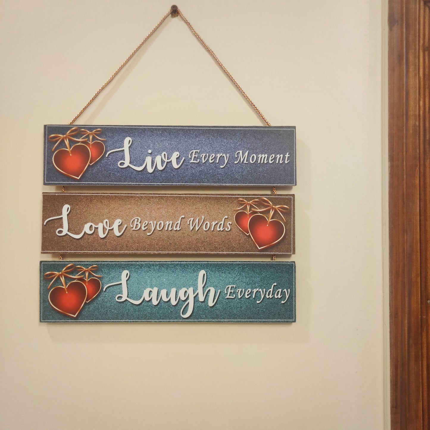 Live Laugh Love Wall Quotation Hanging Myle Cart
