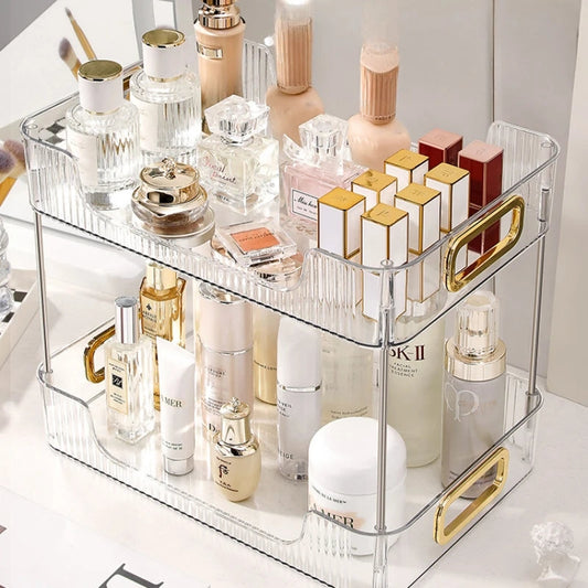 Luxury Acrylic Desktop Multipurpose Storage Cosmetic Organizer Myle Cart