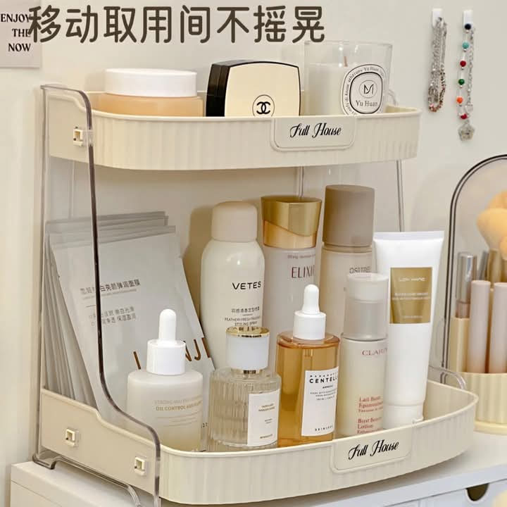 Luxury Desktop Skincare And Cosmetics Storage Organizer Myle Cart