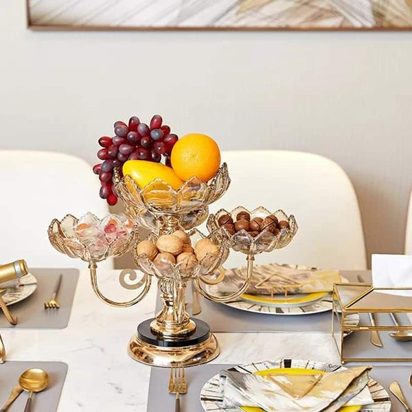 Luxury look dry fruit tray Rotating (PET Material) Myle Cart