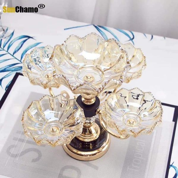 Luxury look dry fruit tray Rotating (PET Material) Myle Cart