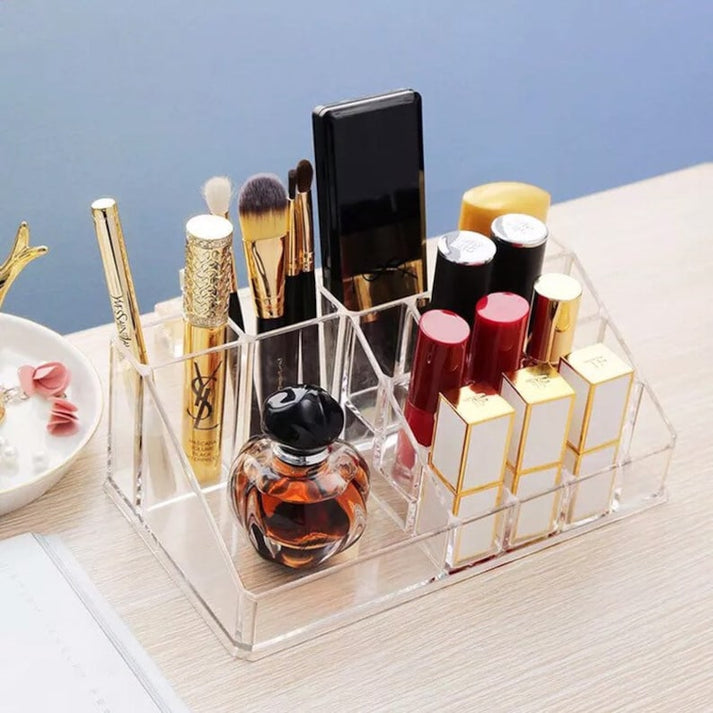 Makeup organizer, Acrylic Makeup Stand, Cosmetics Organizer, Lipsticks Organizer, Makeup Brush Holder, Brush Organizer Myle Cart