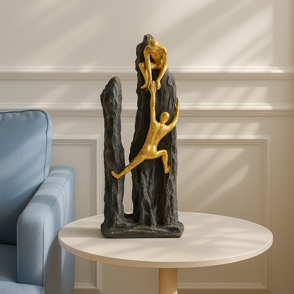 Modern Resin Décor Series – Sailboat & Premium Artistic Sculptures (19cm) Myle Cart