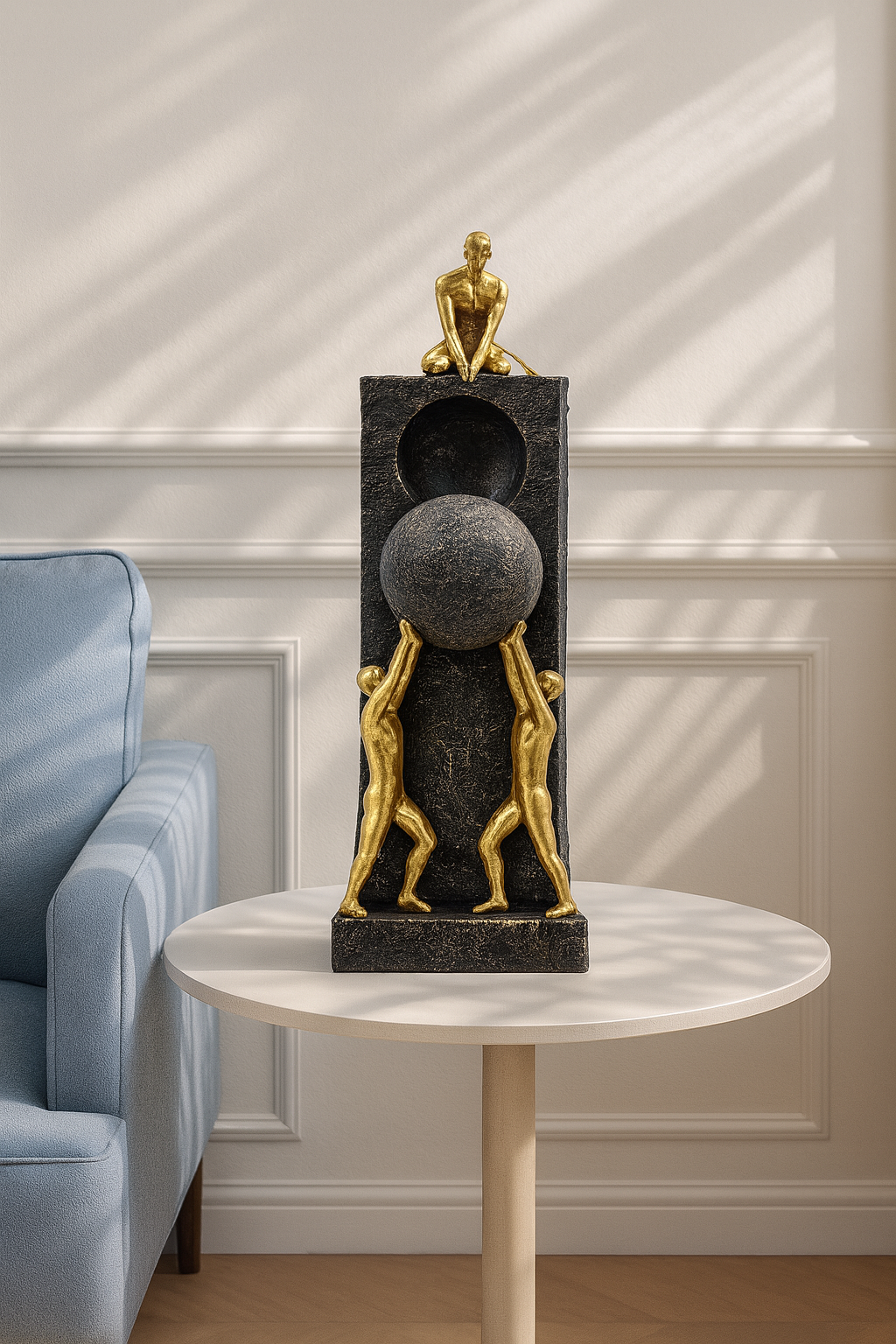 Modern Resin Décor Series – Sailboat & Premium Artistic Sculptures (19cm) Myle Cart