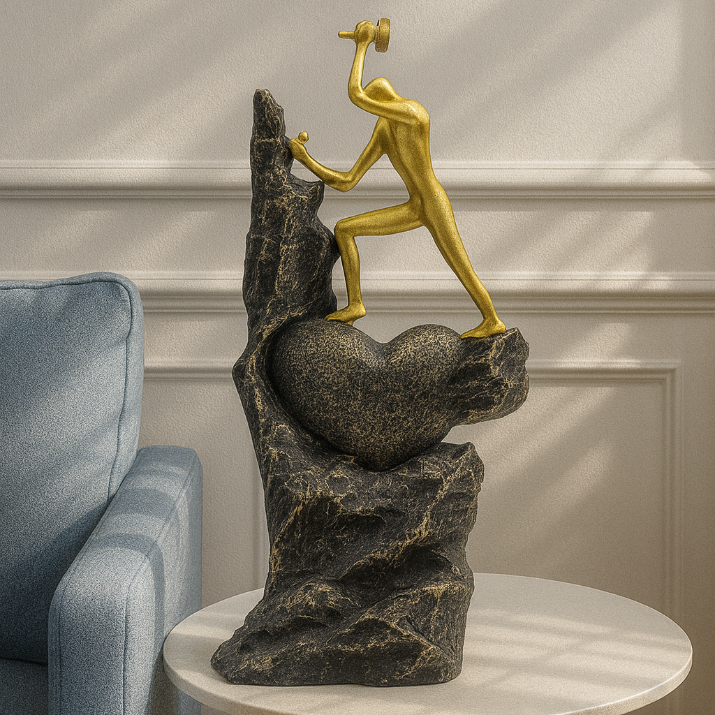 Modern Resin Décor Series – Sailboat & Premium Artistic Sculptures (19cm) Myle Cart