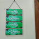 My Home My Rules - Home Wooden Hanging Myle Cart