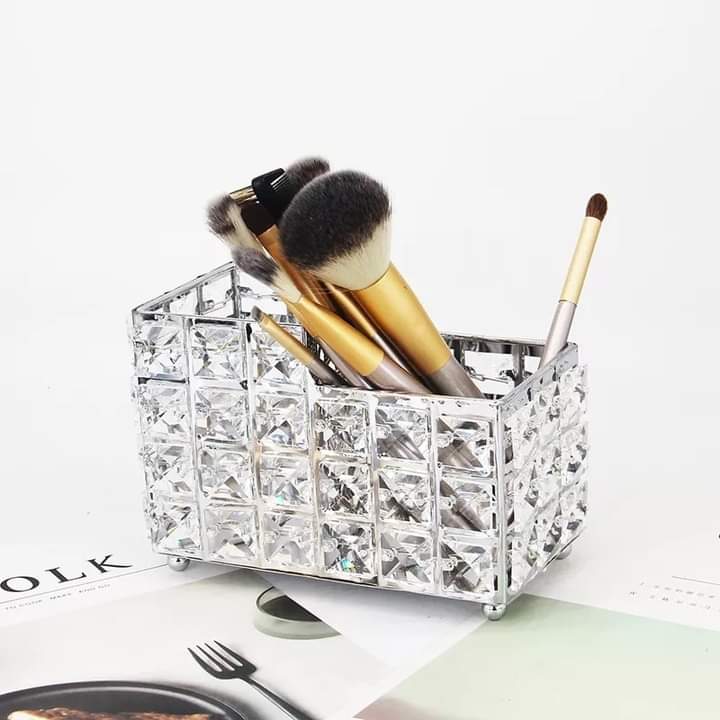 Nordic 2 In 1 Crystal Makeup Brush Holder Myle Cart