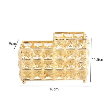 Nordic 2 In 1 Crystal Makeup Brush Holder Myle Cart