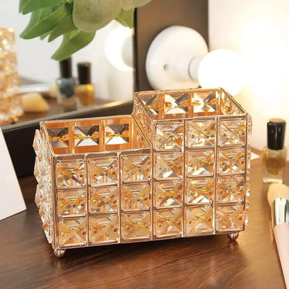 Nordic 2 In 1 Crystal Makeup Brush Holder Myle Cart