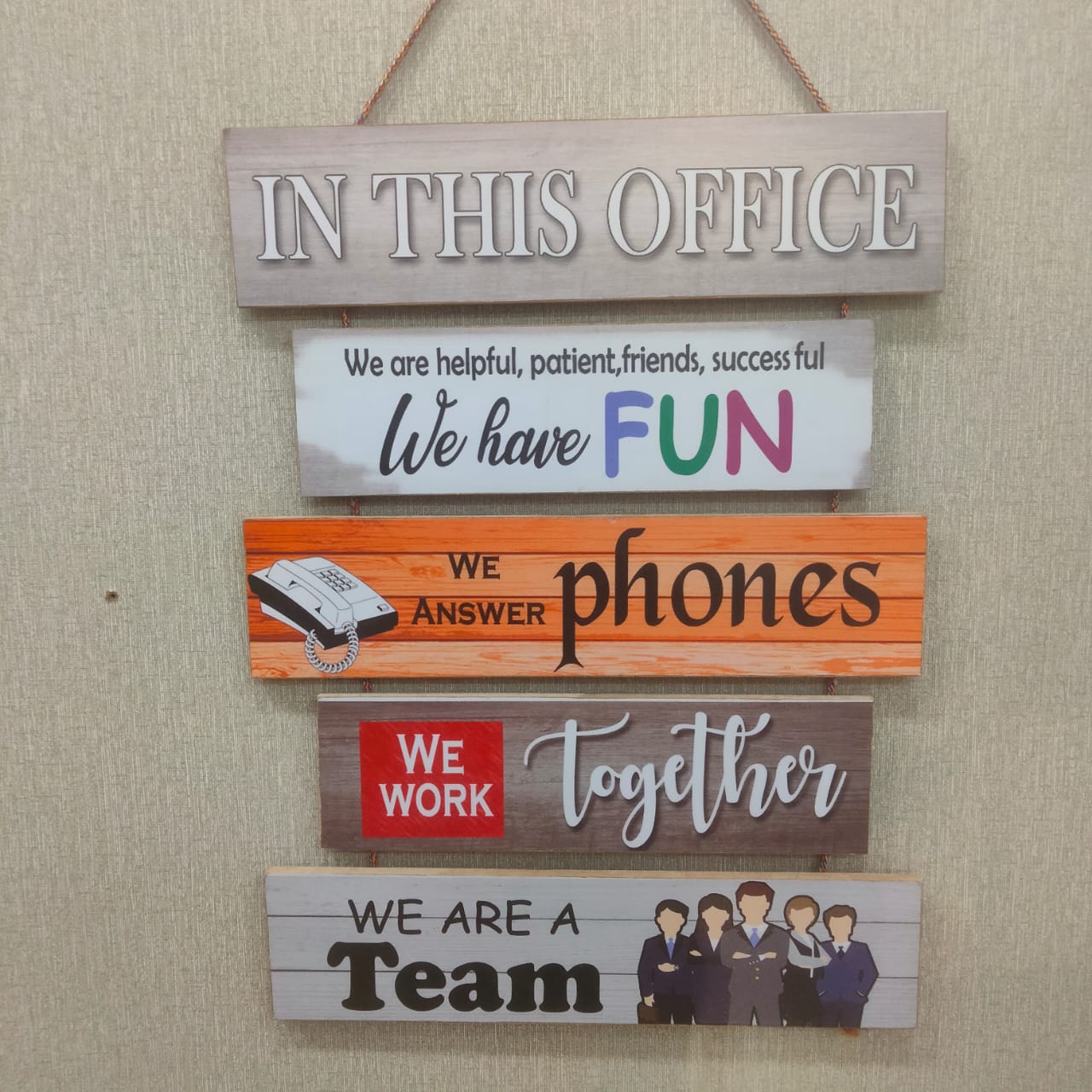 Office related wall hanging - wall decoration quotes Myle Cart