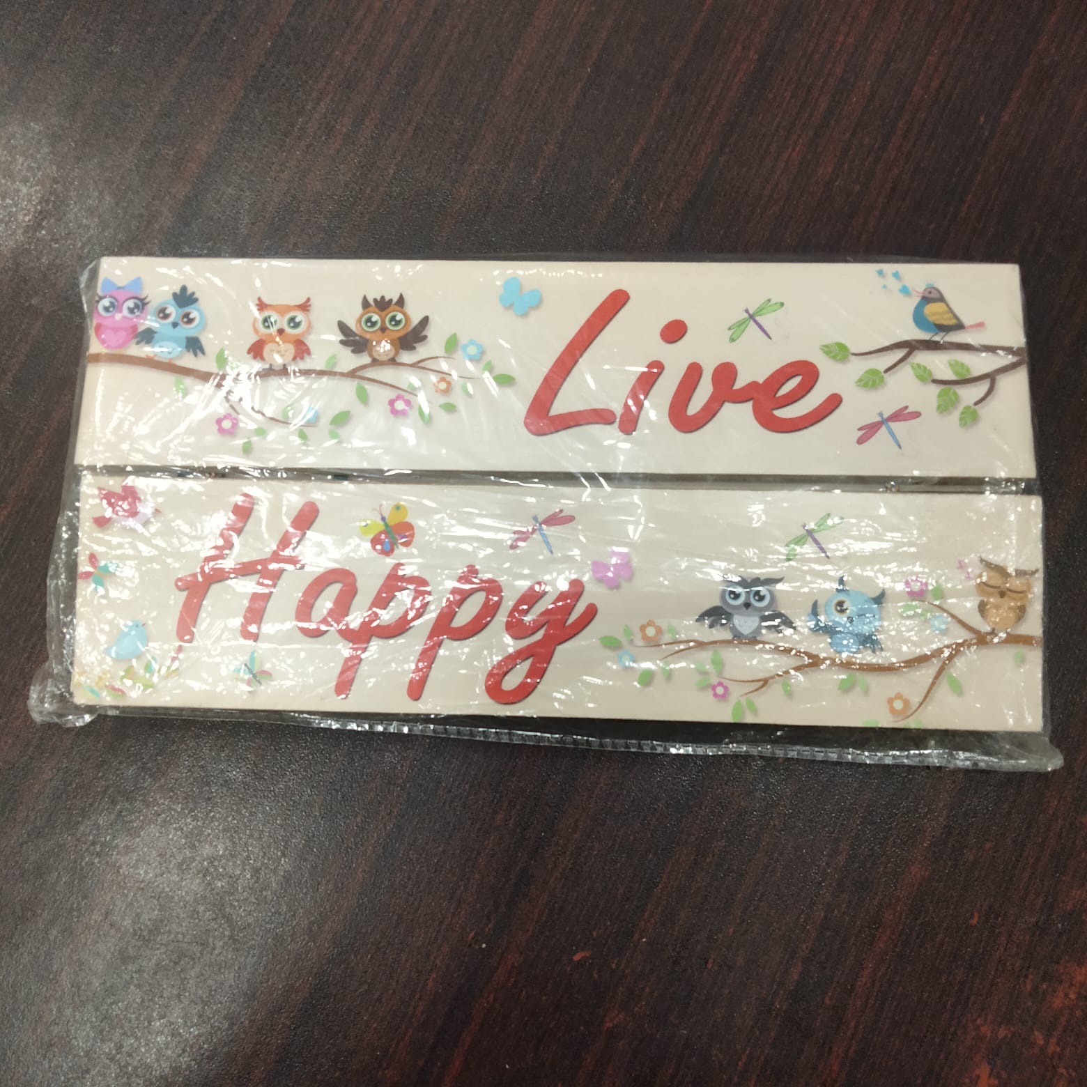 Smile Love  live happy quotation hanging- wall decoration hanging Myle Cart