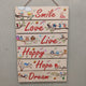 Smile Love  live happy quotation hanging- wall decoration hanging Myle Cart