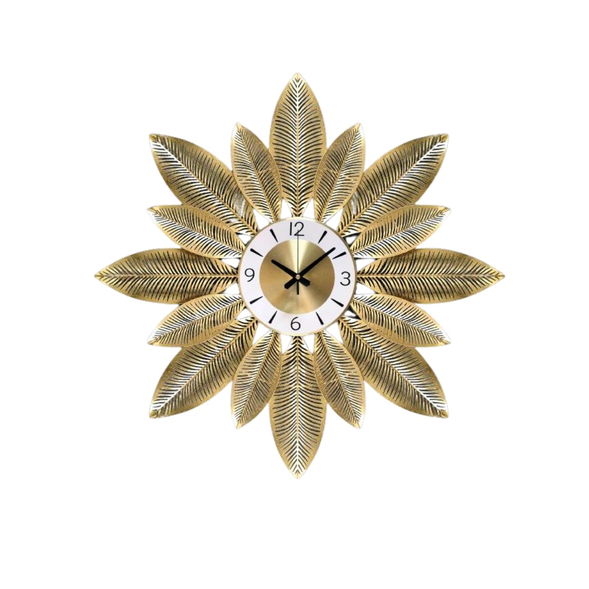 Star-Shaped, 20-inch Metal Wall Clock Myle Cart