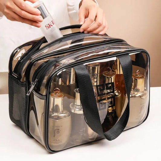 Stylish Dual-Zip Cosmetic Storage Bag Myle Cart