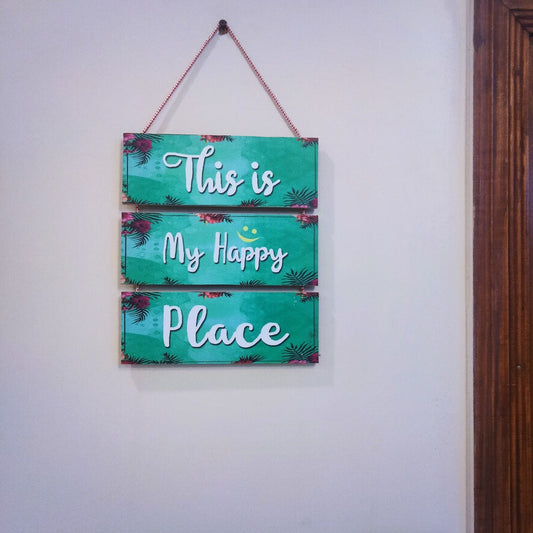 This is my happy place - Color decoration wall hanging Myle Cart