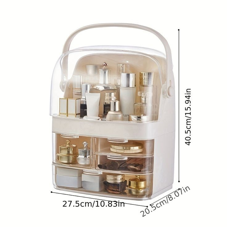 Transparent Cosmetics Storage Box Myle Cart