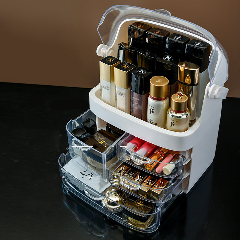 Transparent Cosmetics Storage Box Myle Cart