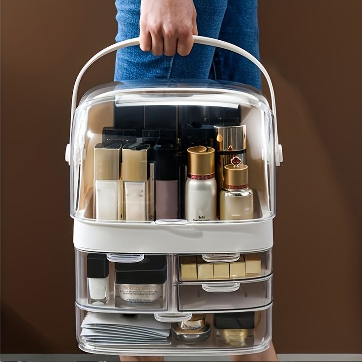 Transparent Cosmetics Storage Box Myle Cart