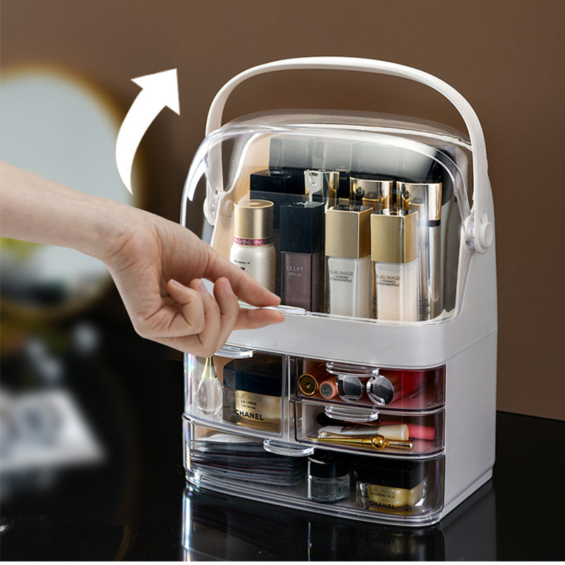 Transparent Cosmetics Storage Box Myle Cart