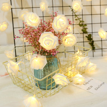 Warm White Rose Fairy Lights Decency