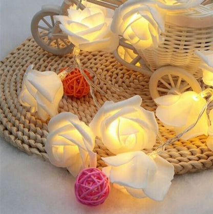 Warm White Rose Fairy Lights Decency