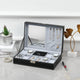Watch and Jewellery and chain  organizer with inside mirror in best quality leather material. Myle Cart