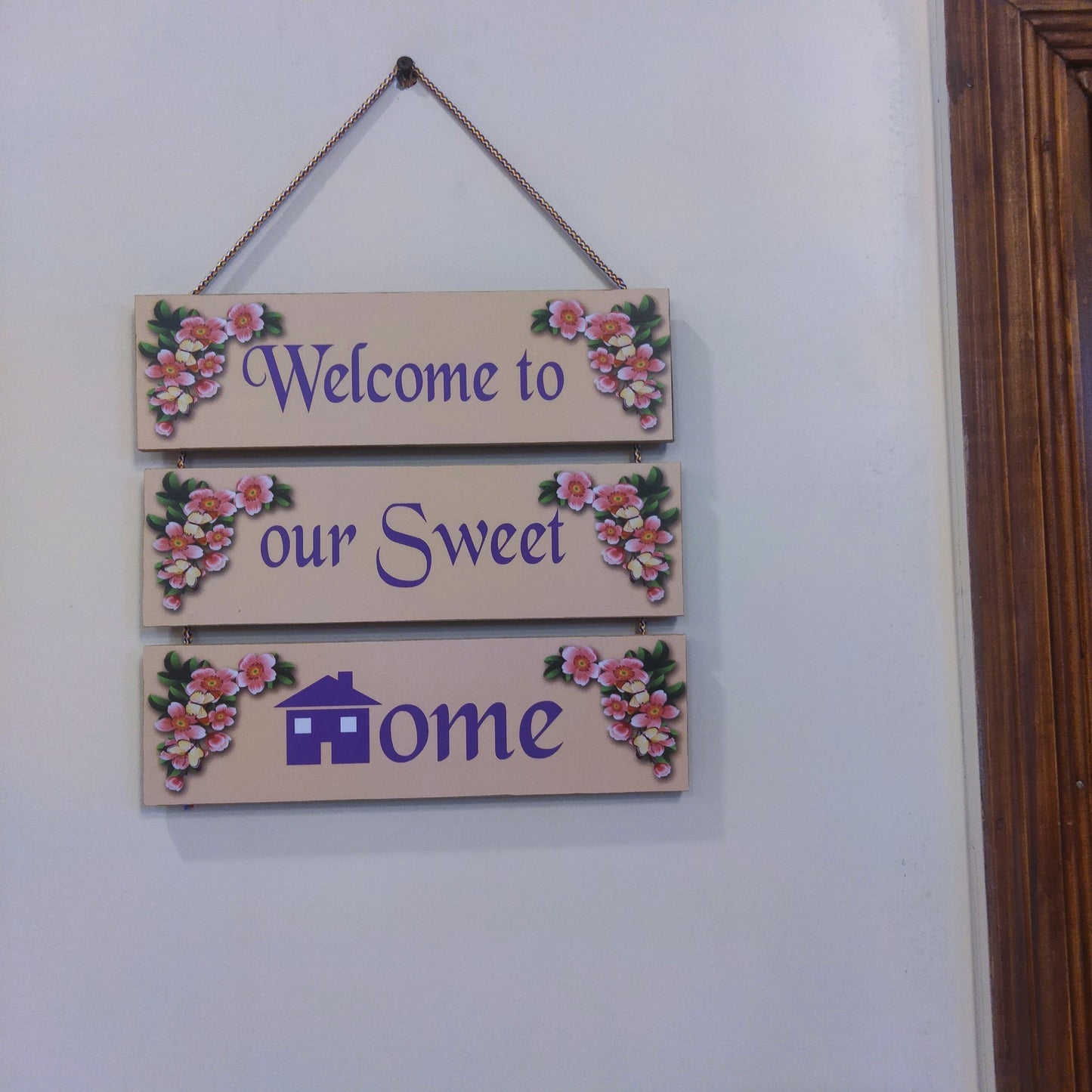 Welcome to our sweet home in elegant design with beautiful flower theme Myle Cart