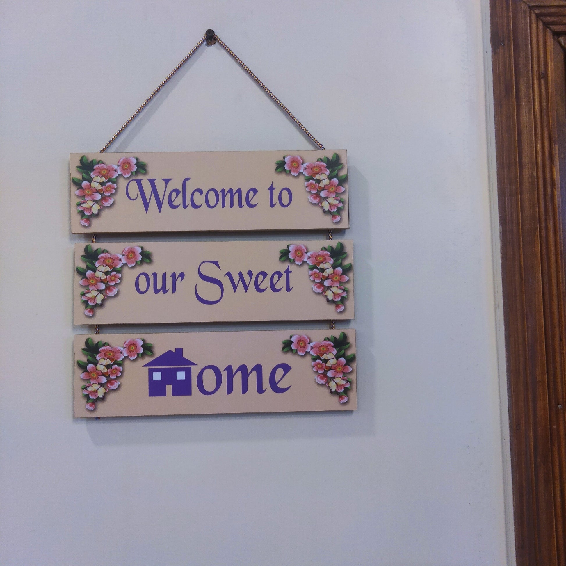 Welcome to our sweet home in elegant design with beautiful flower theme Myle Cart
