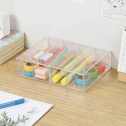 4 Layer Acrylic Glasses And Cosmetics organizer Storage Box