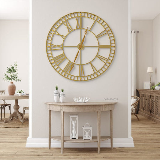20 inch metal clock imported wall clock