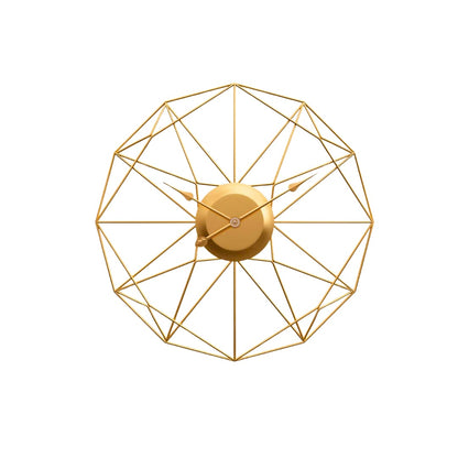 Stylish 20-inch Metal Wall Clock