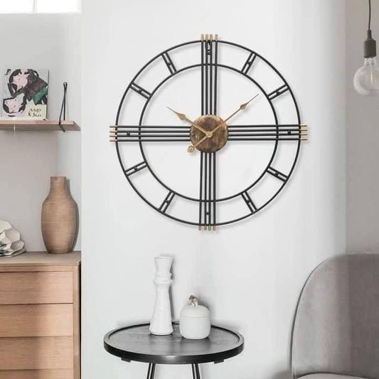 20" Metal Wall Clock - 1-Year Warranty
