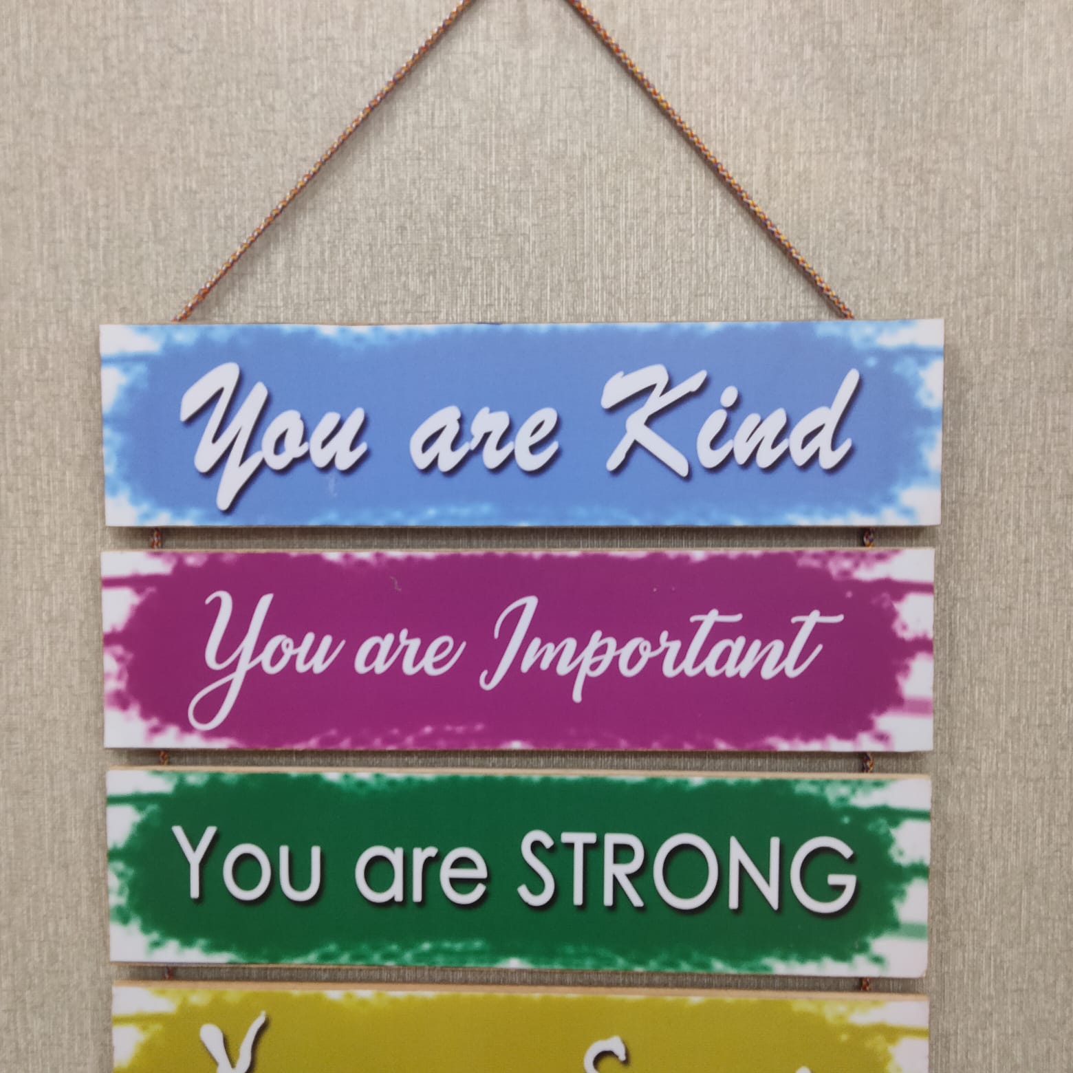 You Are Loved Motivational Wall Hanging - wall decoration hanging Myle Cart