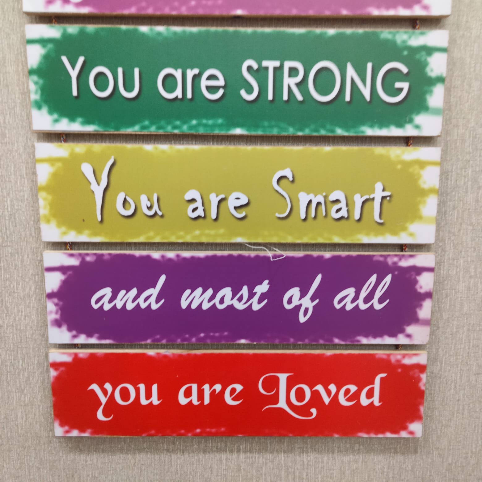 You Are Loved Motivational Wall Hanging - wall decoration hanging Myle Cart