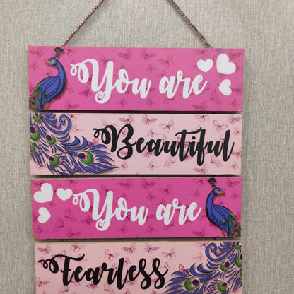 You are special wooden hanging - wall decoration hanging Myle Cart