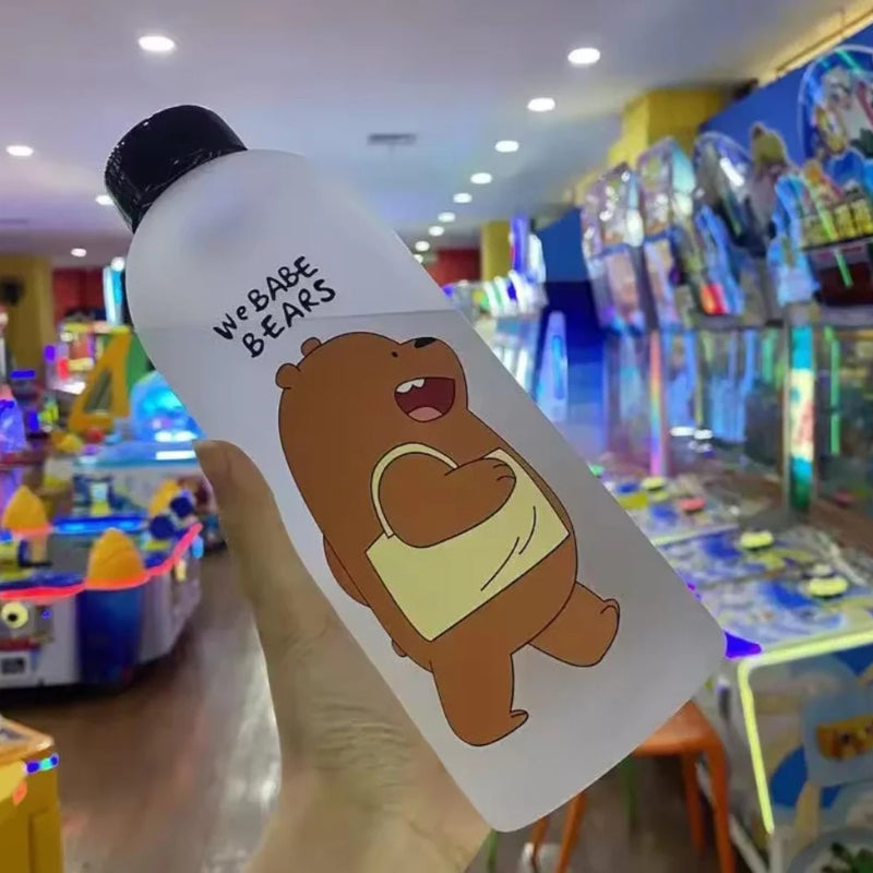 Cute Bear Water Bottle – Leakproof Drinking Bottle