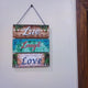 live laugh love Wall hanging English quotation wall decoration hangings Myle Cart